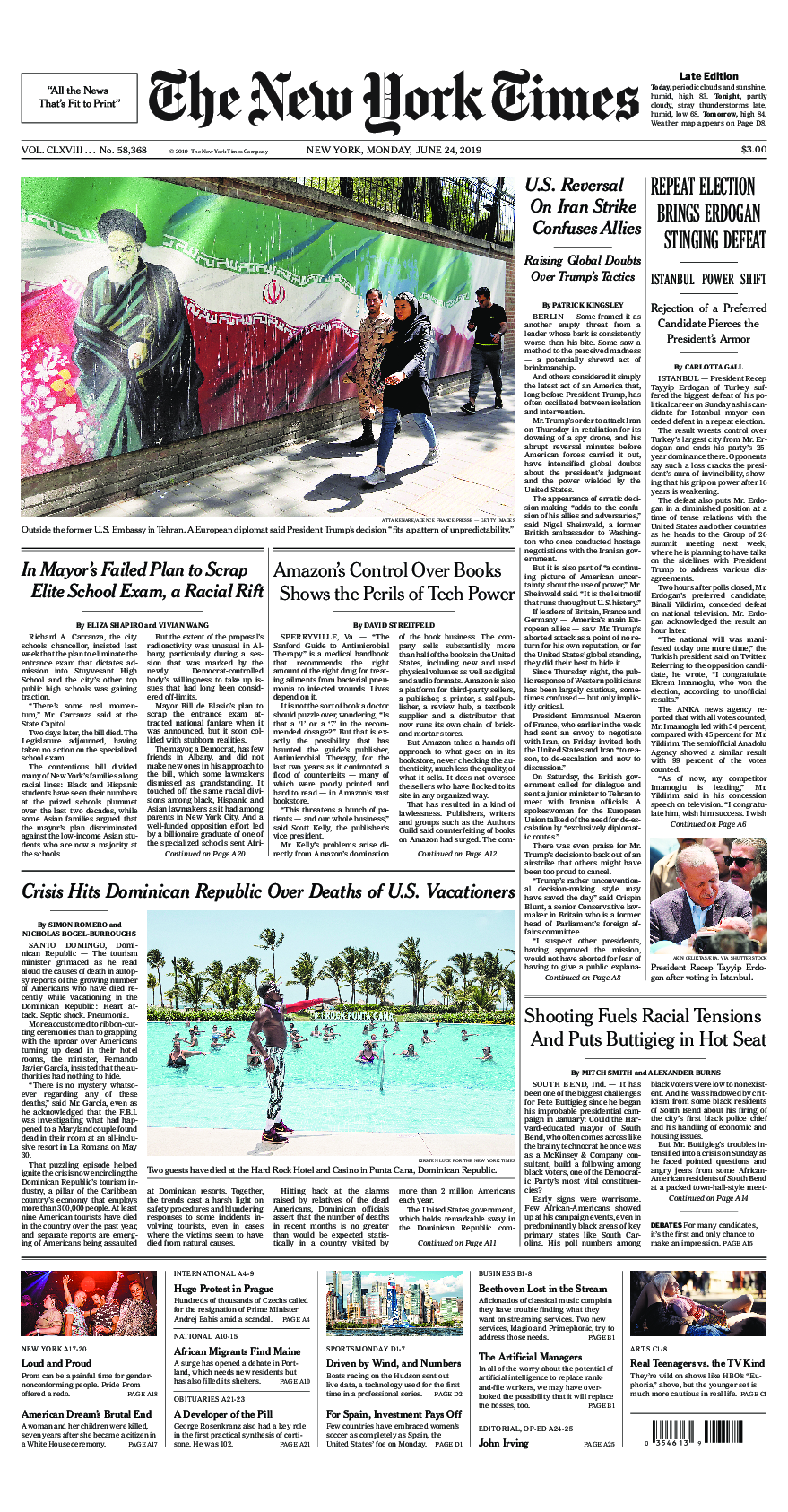 Prima-pagina-New-York-Times-del-2019-06-24