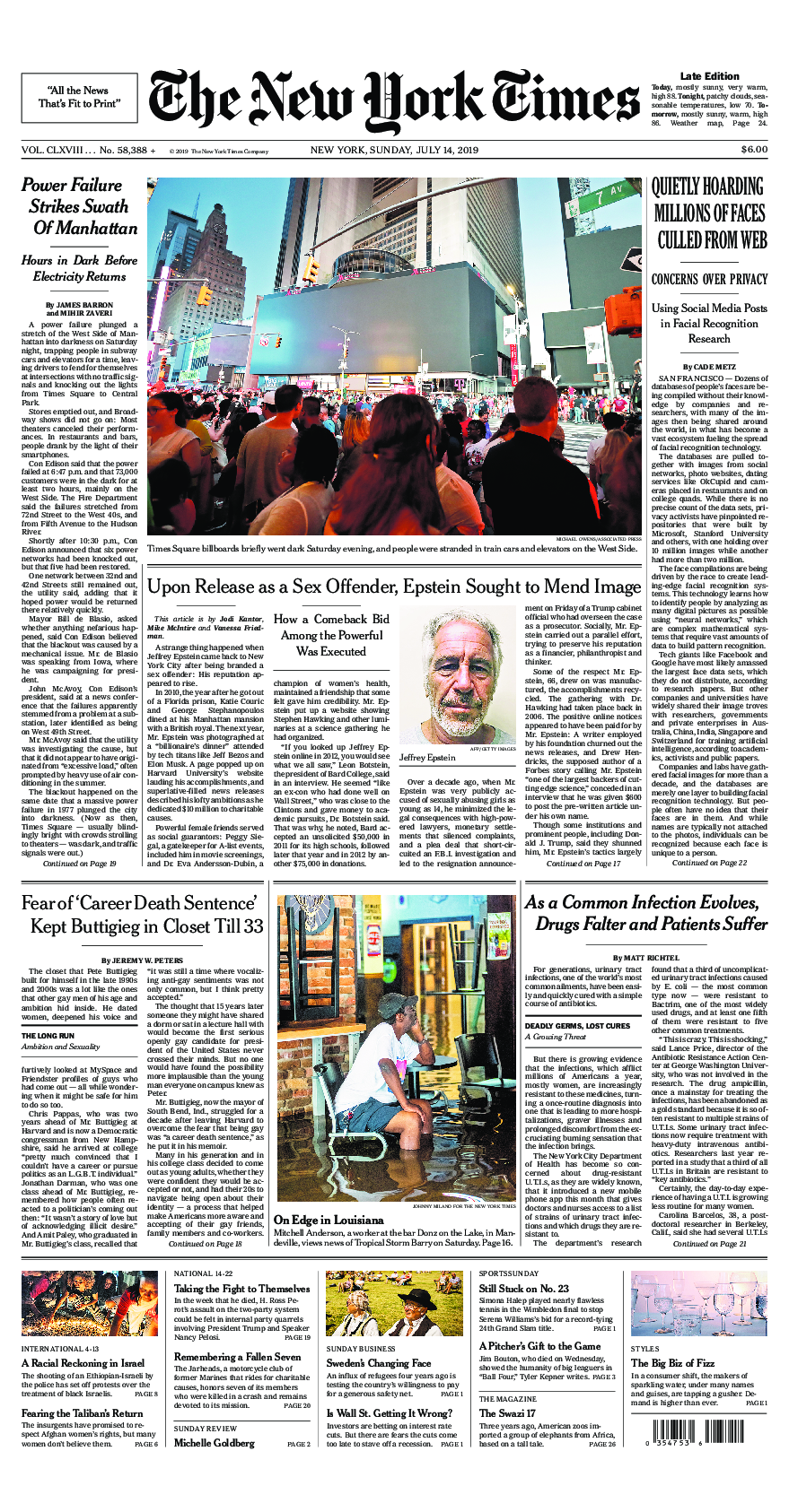 Prima-pagina-New-York-Times-del-2019-07-14