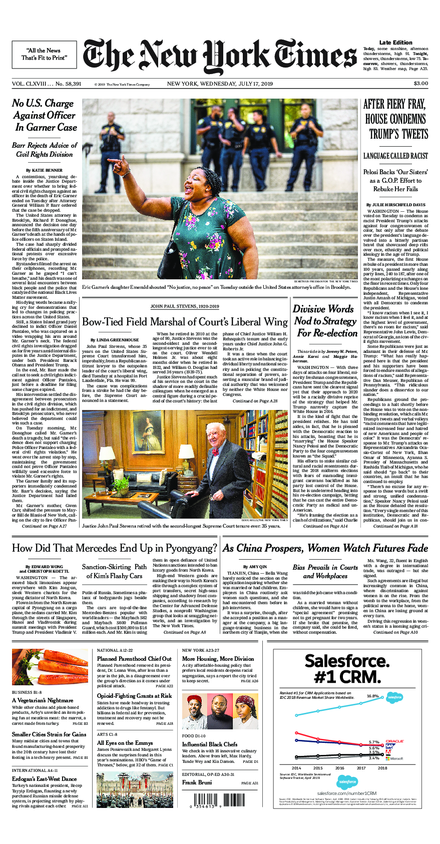 Prima-pagina-New-York-Times-del-2019-07-17