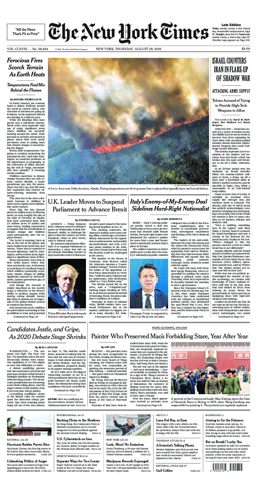 Prima-pagina-New-York-Times-del-2019-08-29