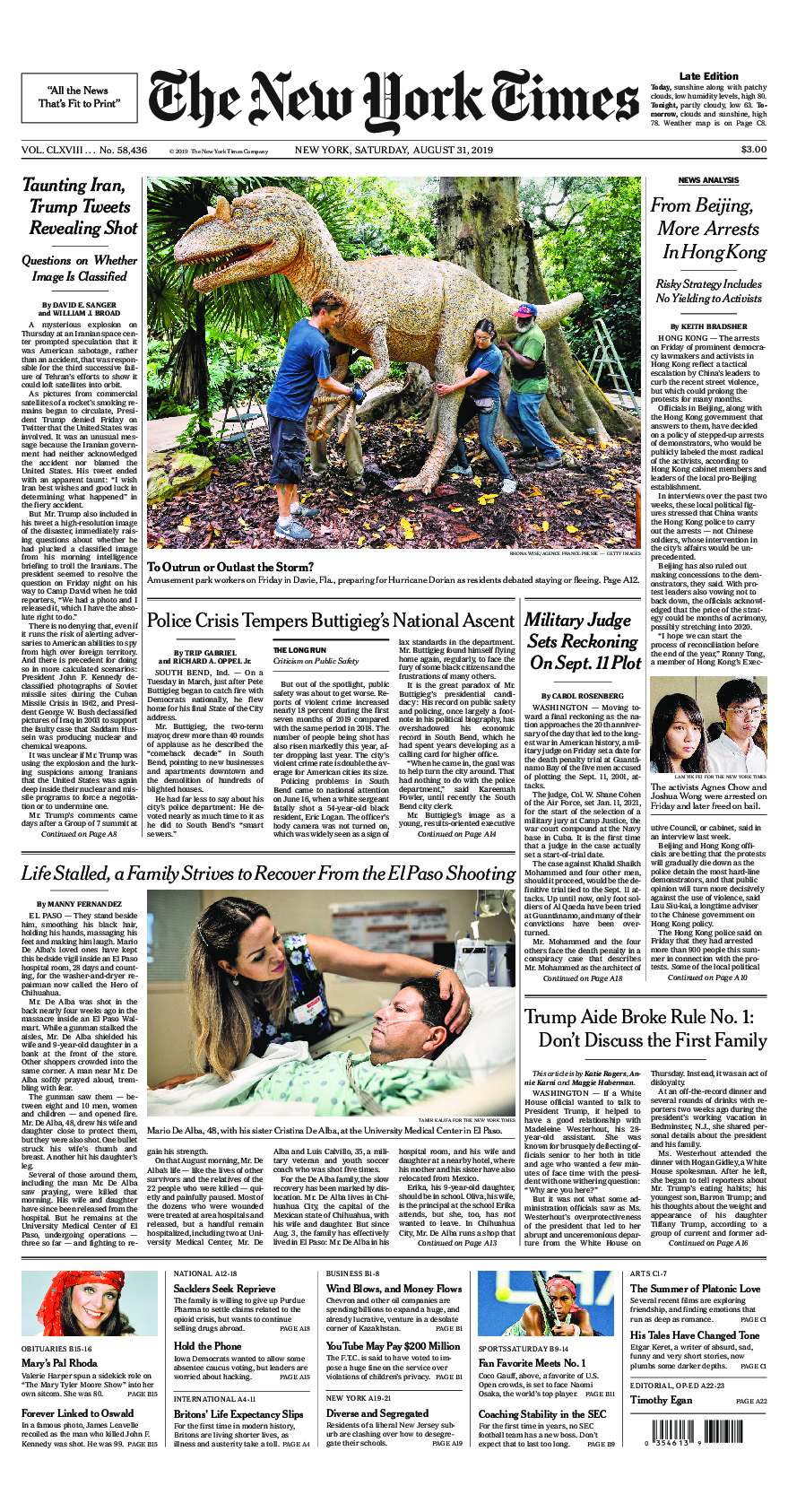 Prima-pagina-New-York-Times-del-2019-08-31