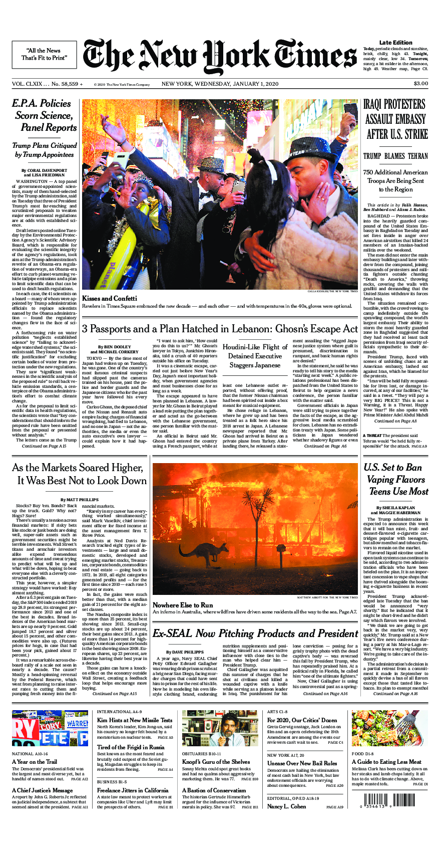 Prima-pagina-New-York-Times-del-2020-01-01