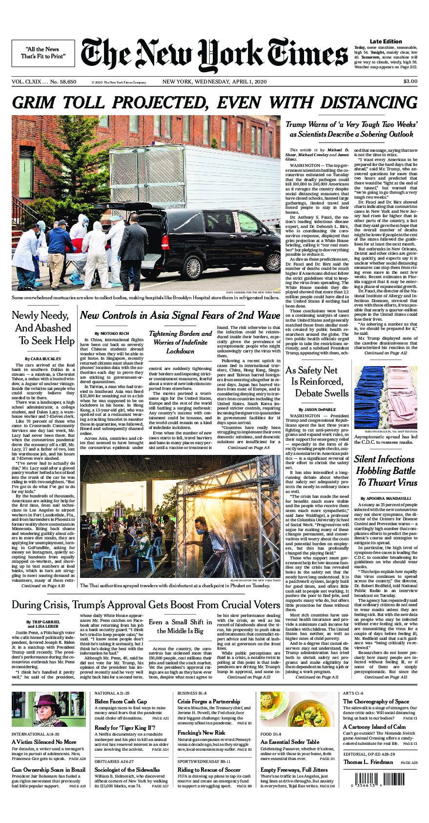 Prima-pagina-New-York-Times-del-2020-04-01