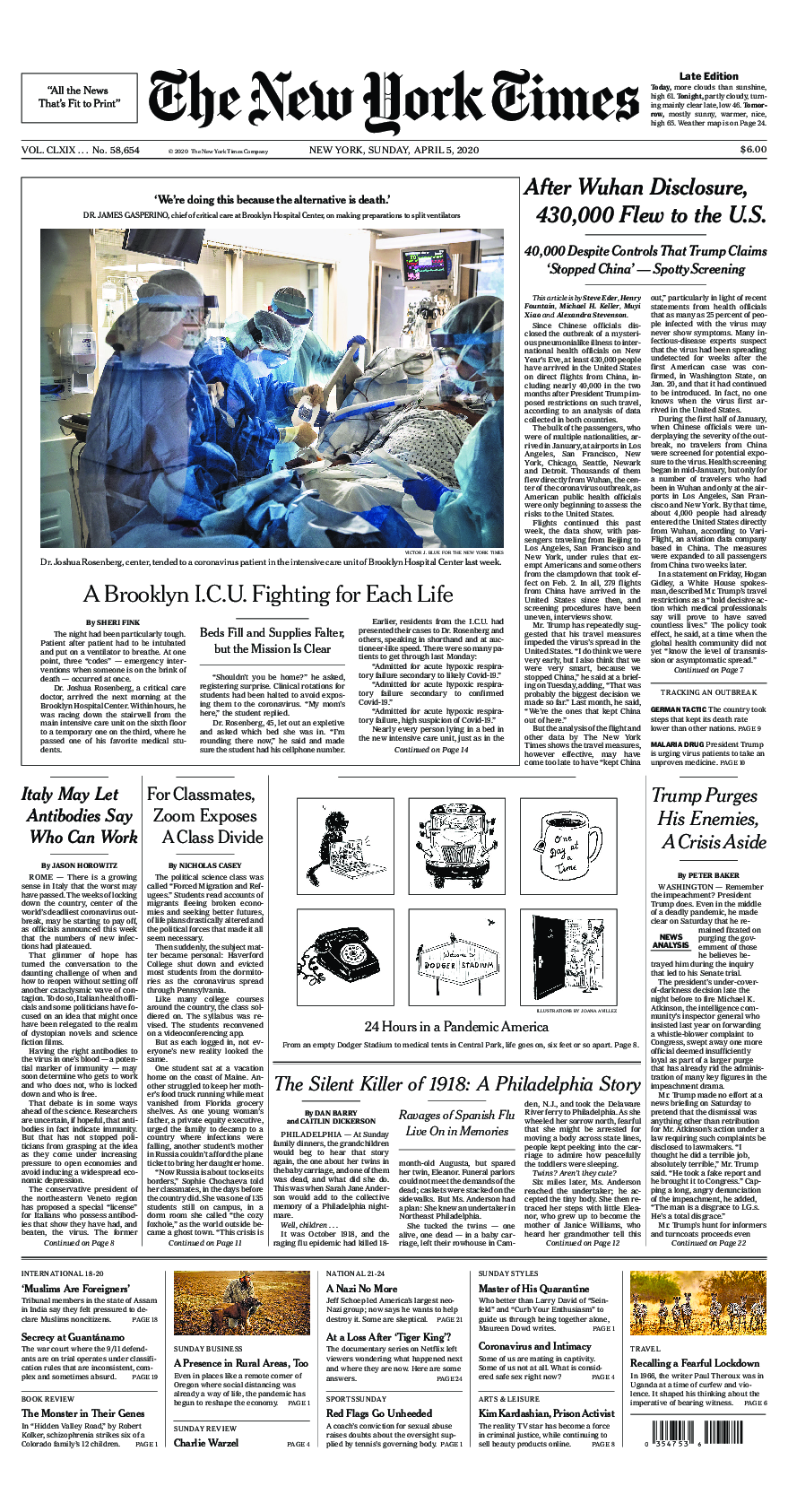 Prima-pagina-New-York-Times-del-2020-04-05