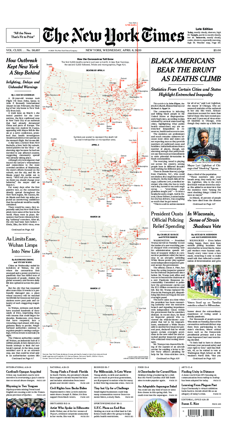 Prima-pagina-New-York-Times-del-2020-04-08