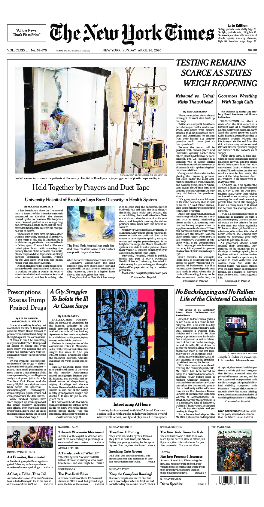 Prima-pagina-New-York-Times-del-2020-04-26