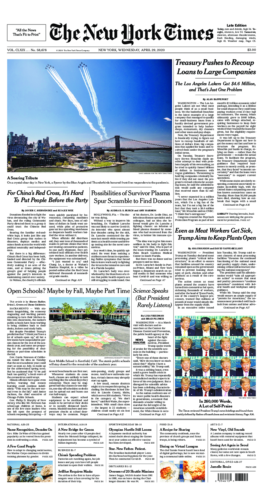 Prima-pagina-New-York-Times-del-2020-04-29