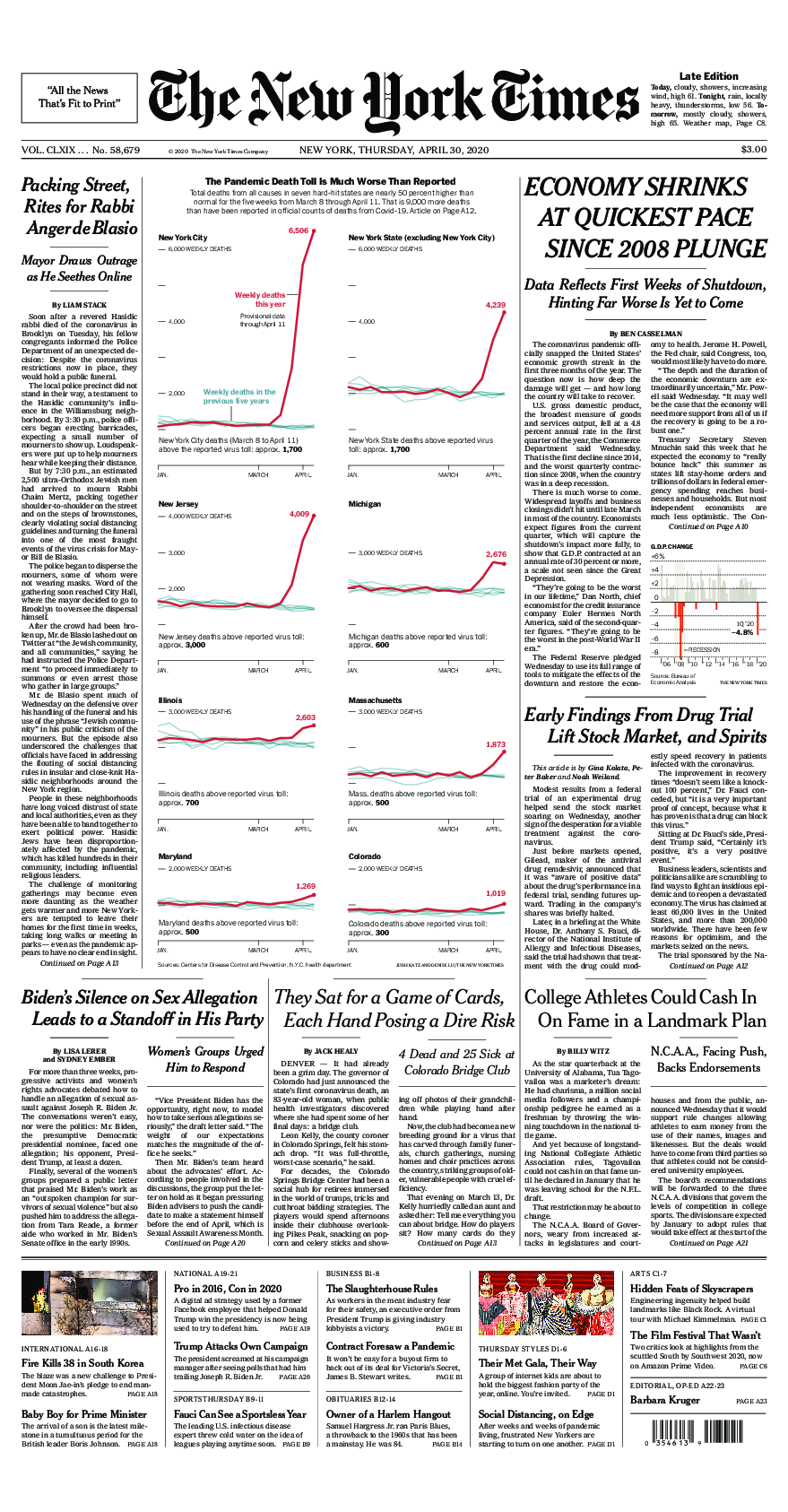 Prima-pagina-New-York-Times-del-2020-04-30