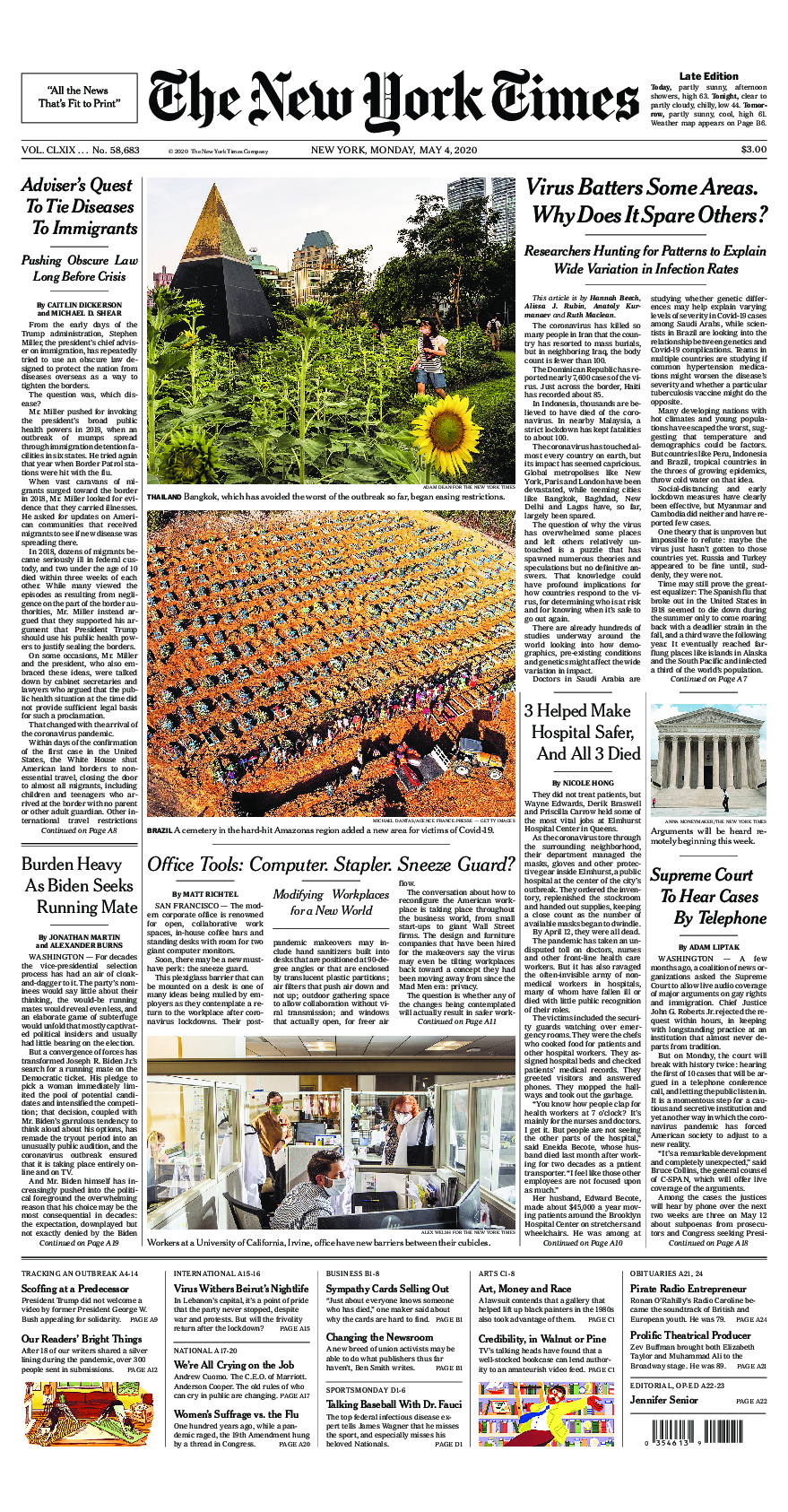 Prima-pagina-New-York-Times-del-2020-05-04