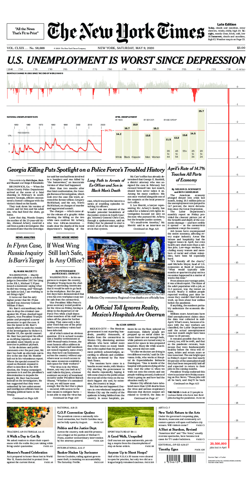 Prima-pagina-New-York-Times-del-2020-05-09