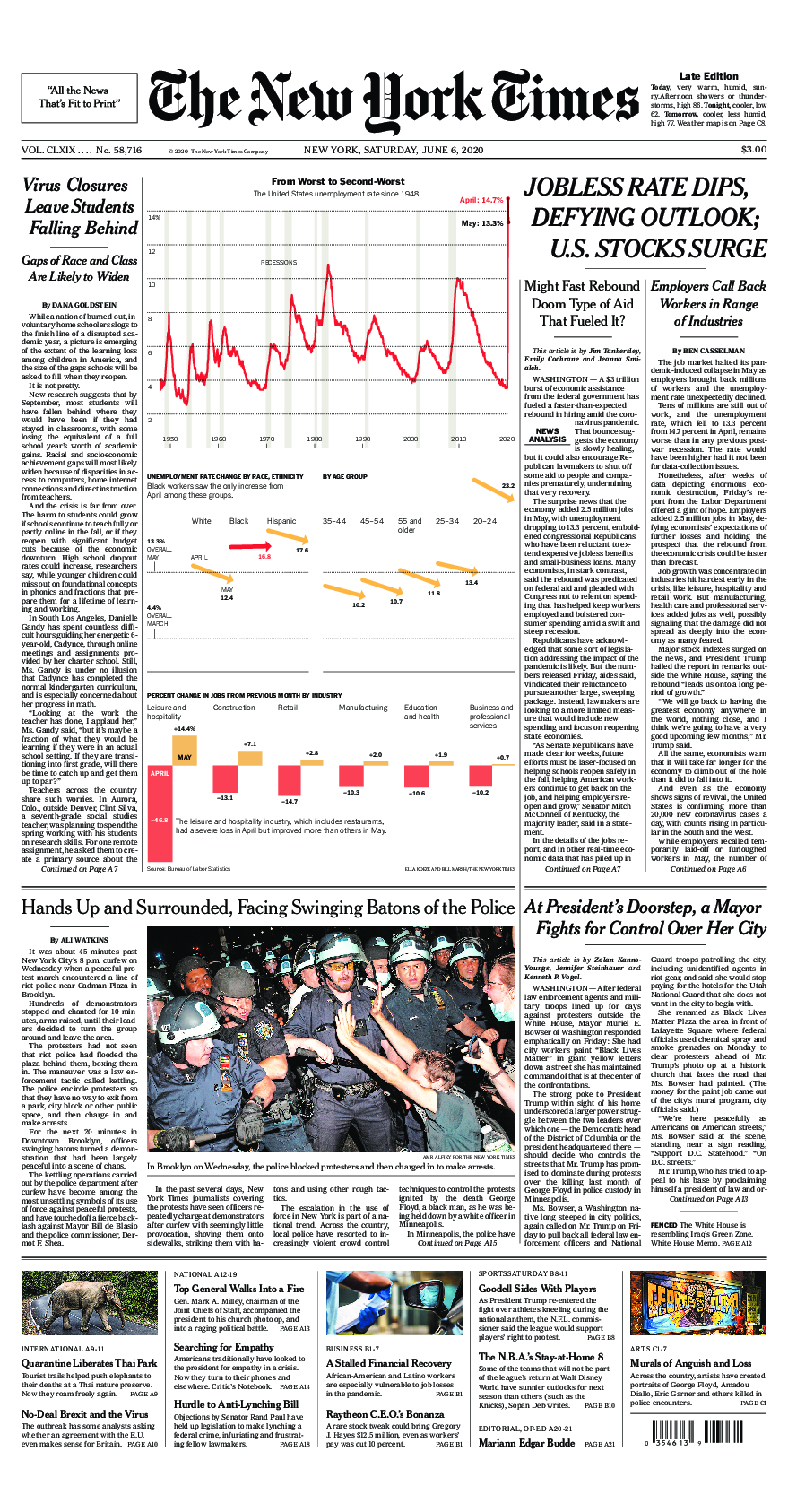 Prima-pagina-New-York-Times-del-2020-06-06