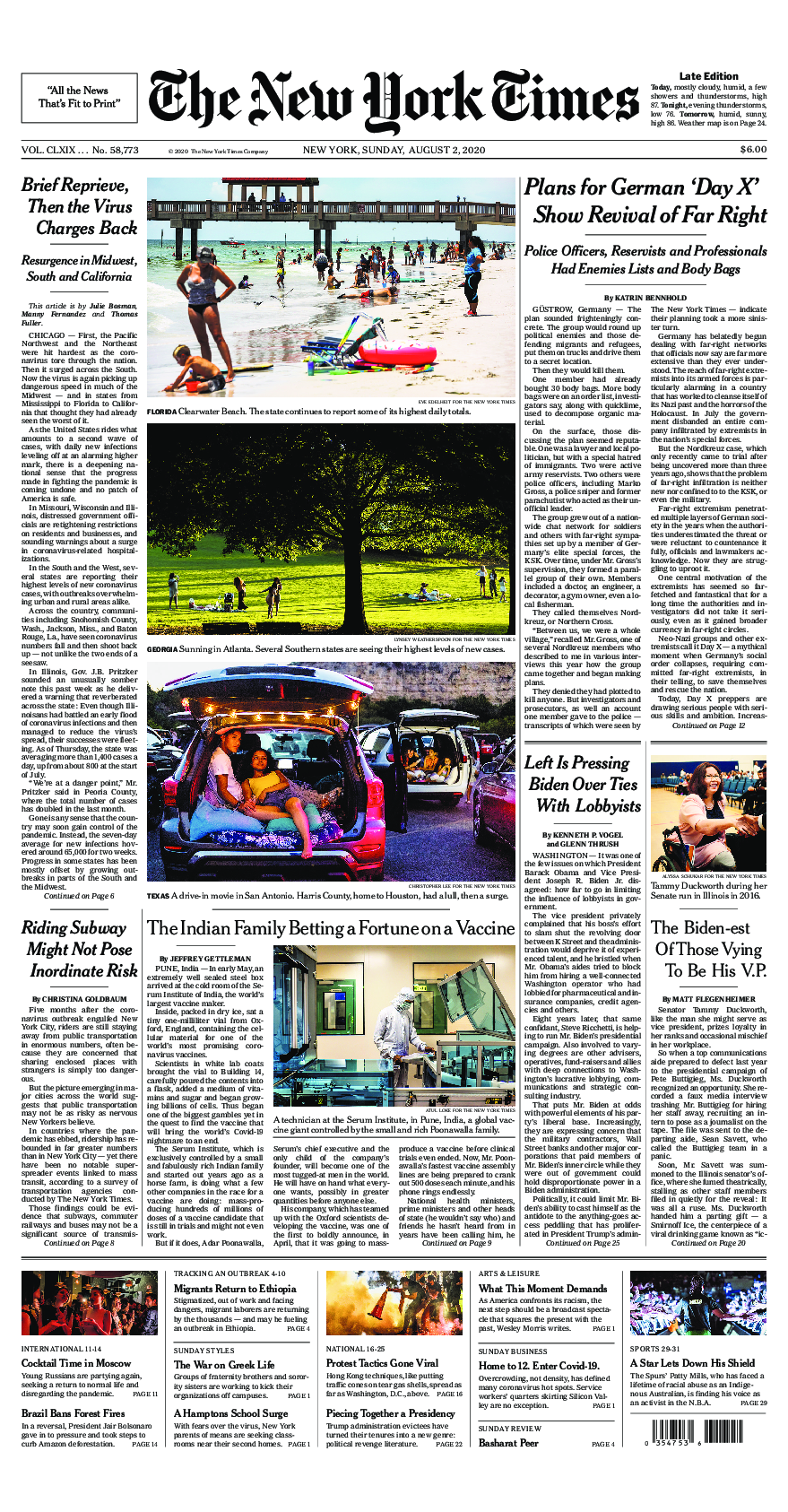 Prima-pagina-New-York-Times-del-2020-08-02