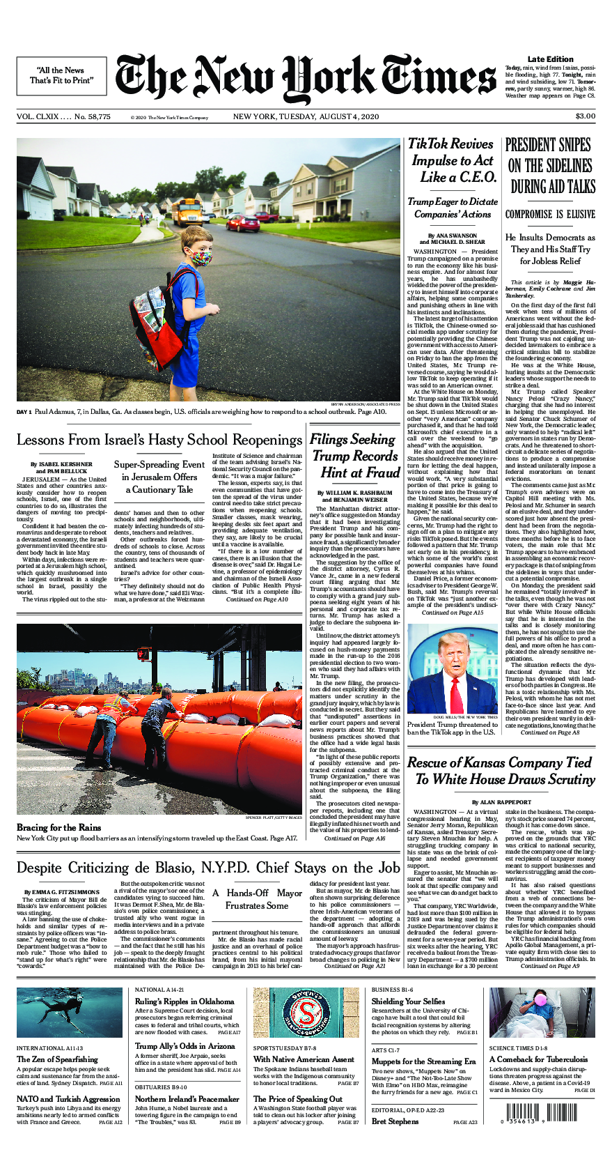 Prima-pagina-New-York-Times-del-2020-08-04