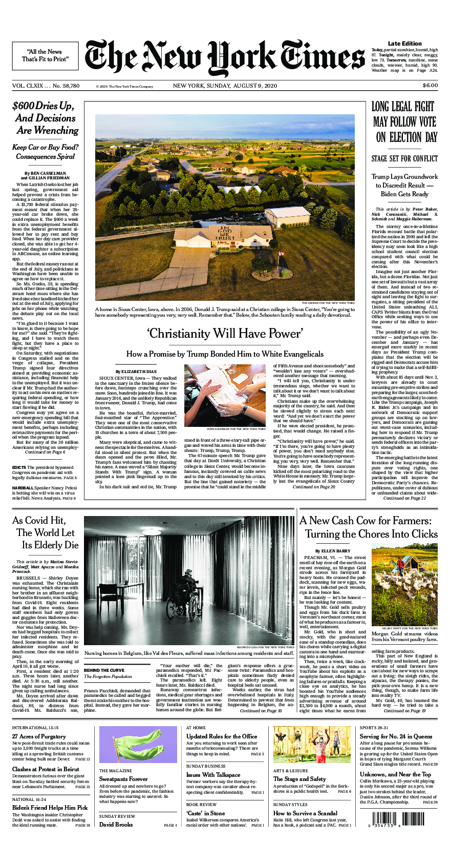 Prima-pagina-New-York-Times-del-2020-08-09