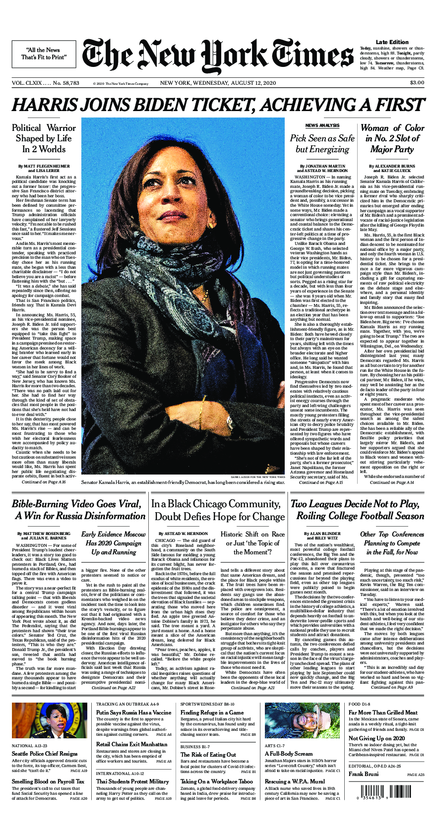 Prima-pagina-New-York-Times-del-2020-08-12