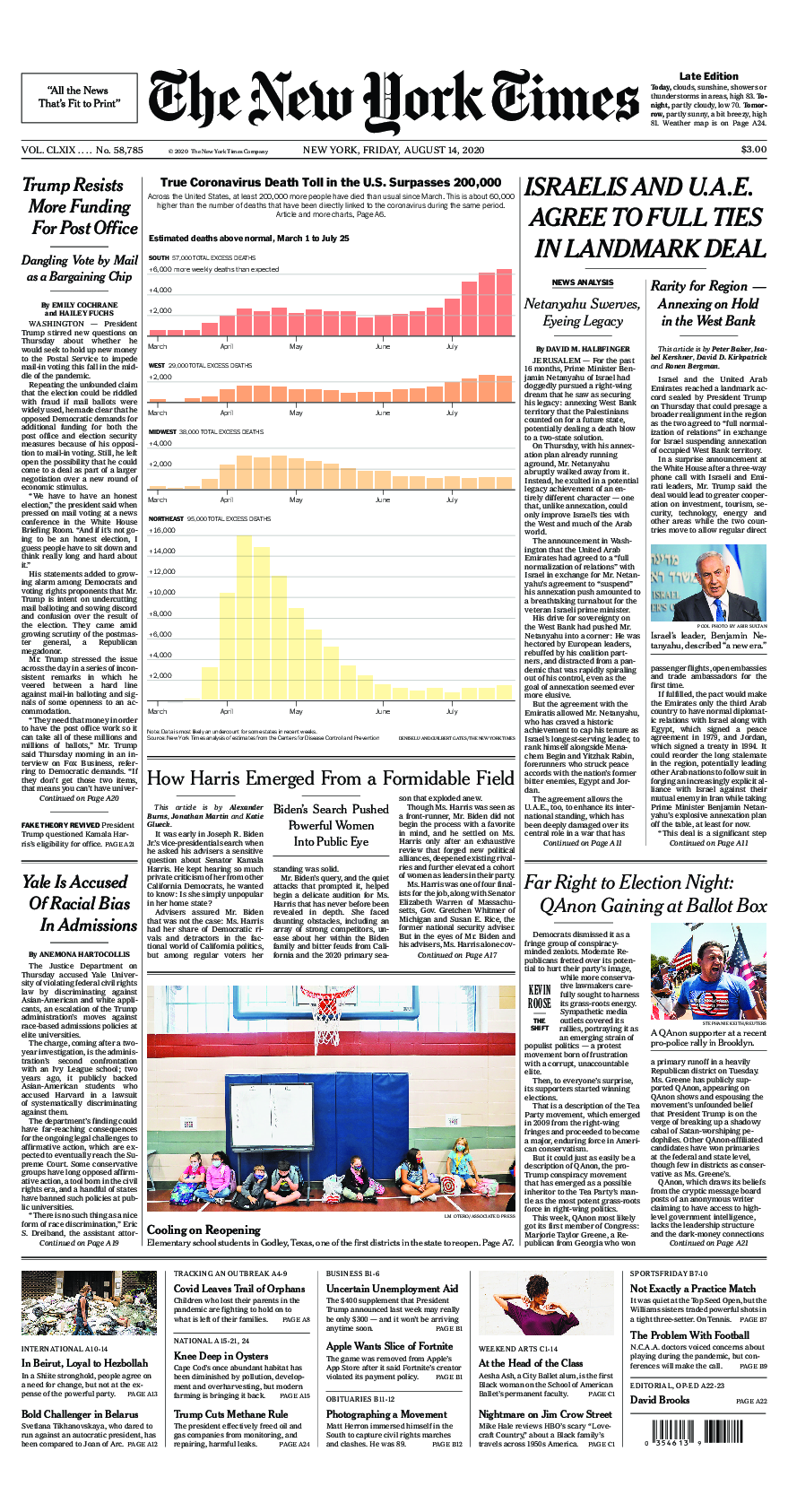 Prima-pagina-New-York-Times-del-2020-08-14