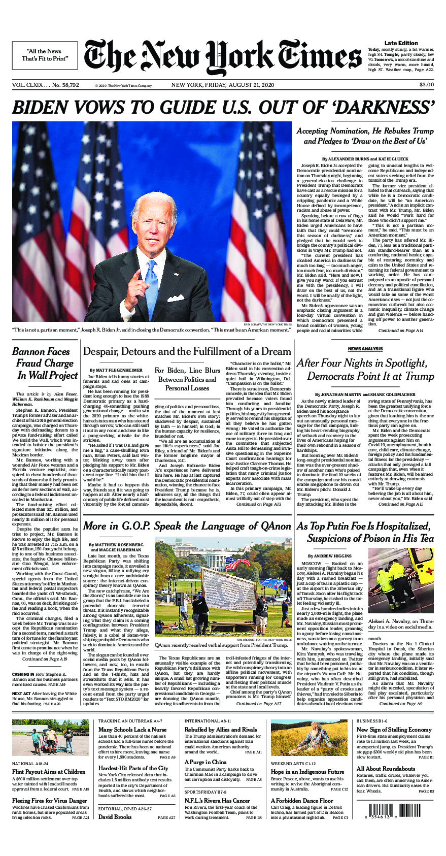 Prima-pagina-New-York-Times-del-2020-08-21