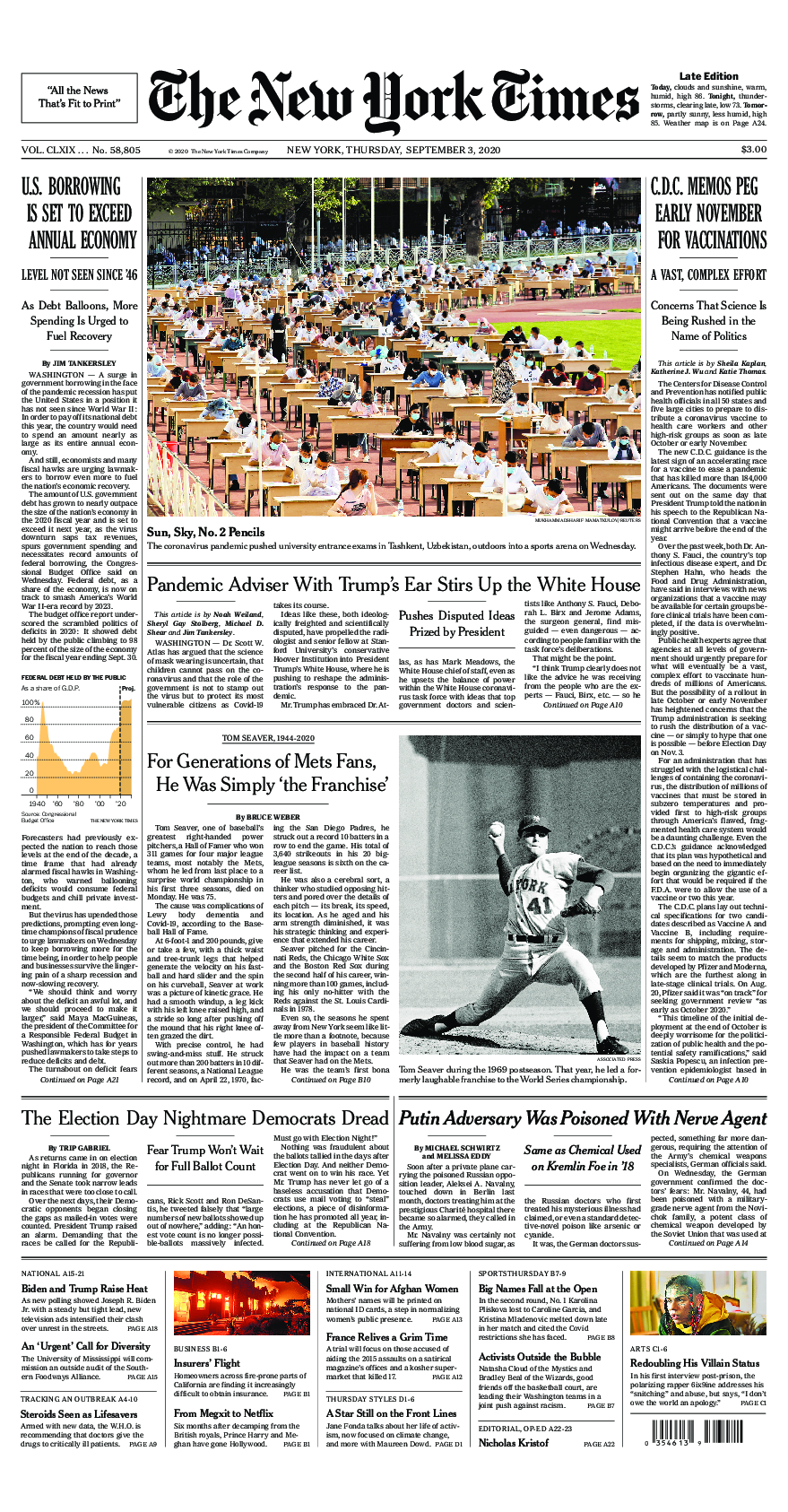 Prima-pagina-New-York-Times-del-2020-09-03