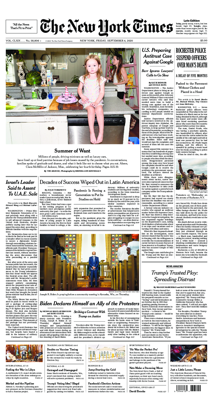 Prima-pagina-New-York-Times-del-2020-09-04