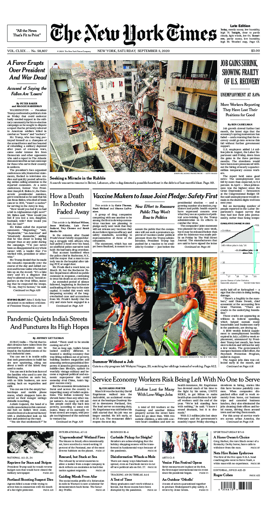 Prima-pagina-New-York-Times-del-2020-09-05