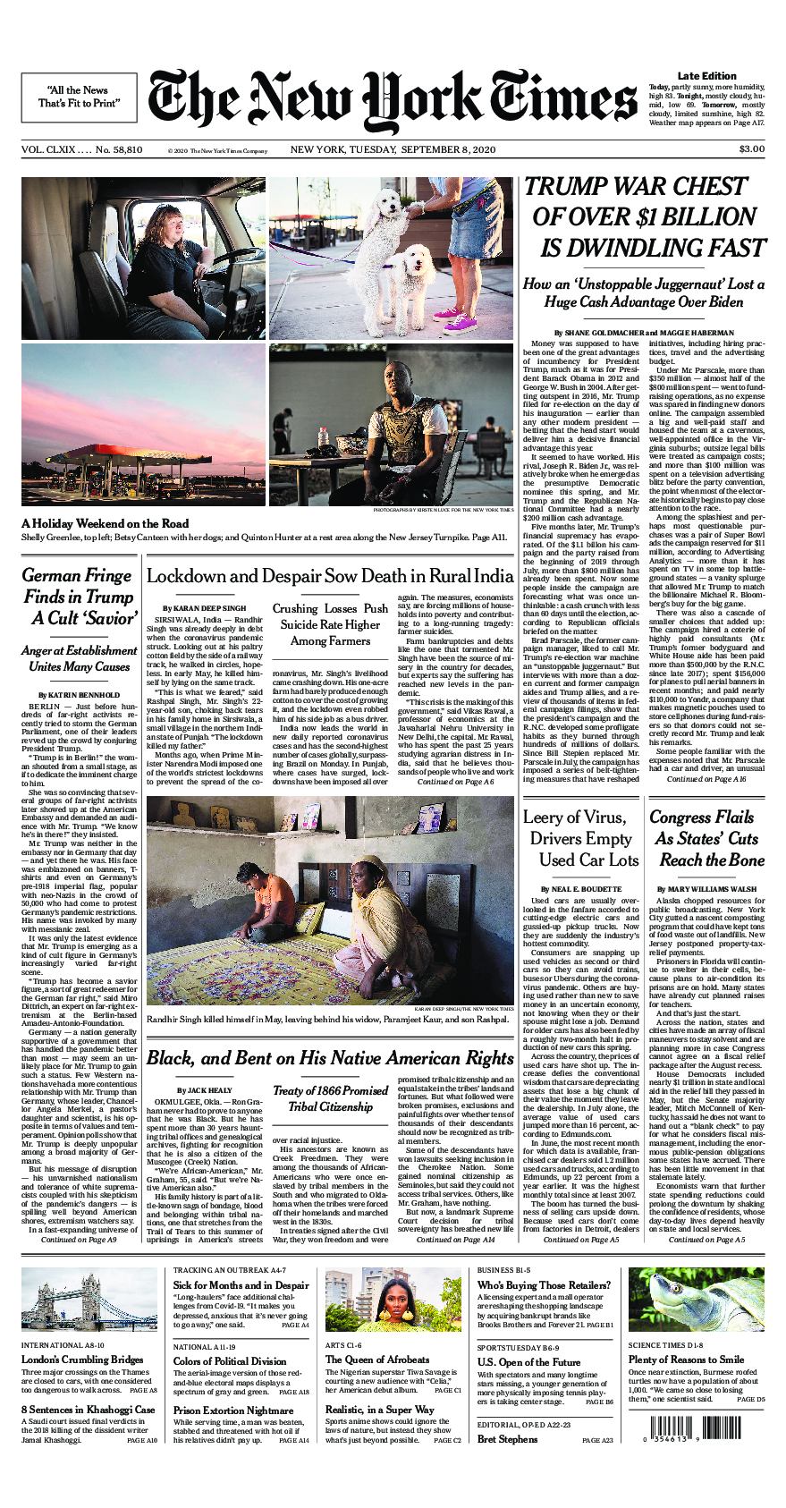 Prima-pagina-New-York-Times-del-2020-09-08