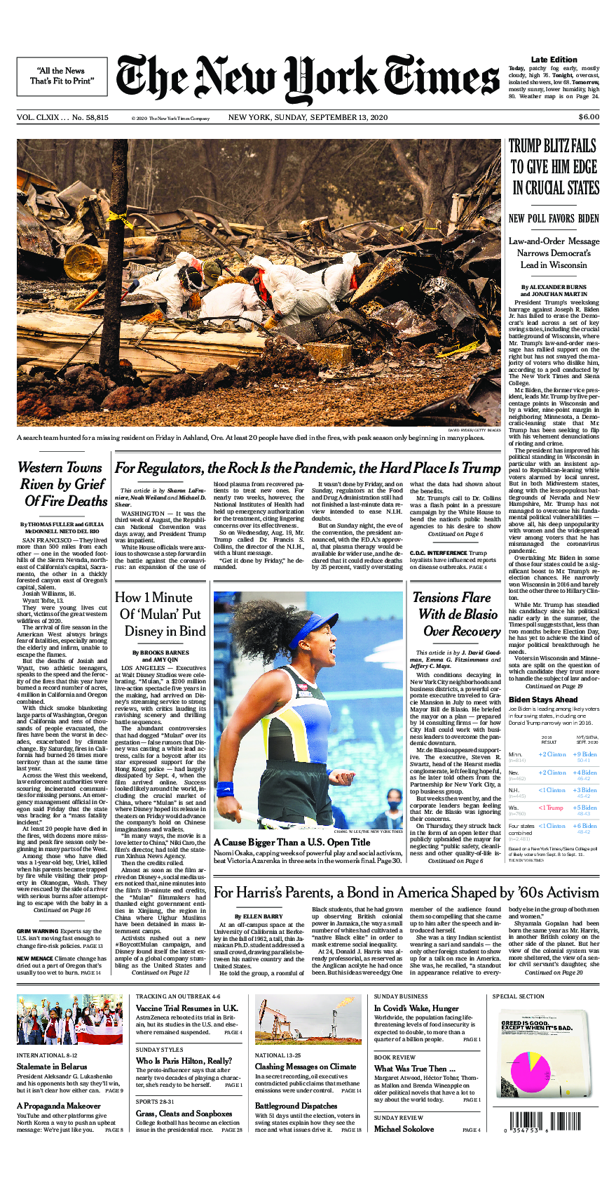 Prima-pagina-New-York-Times-del-2020-09-13