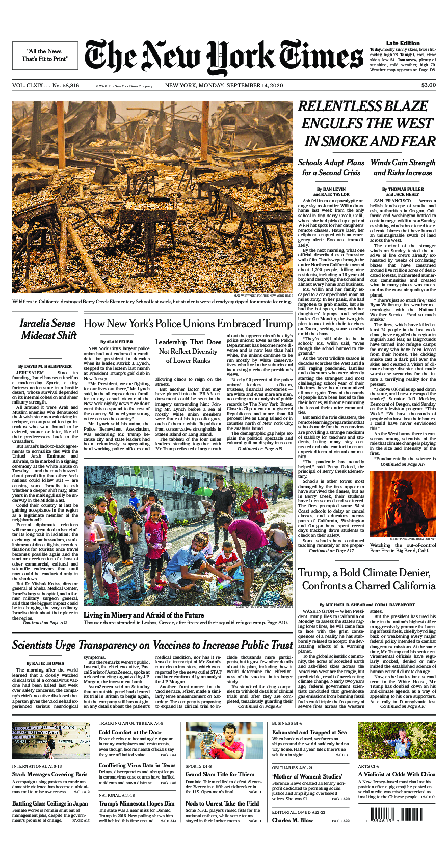 Prima-pagina-New-York-Times-del-2020-09-14