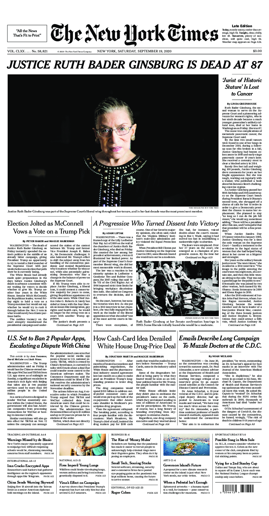 Prima-pagina-New-York-Times-del-2020-09-19