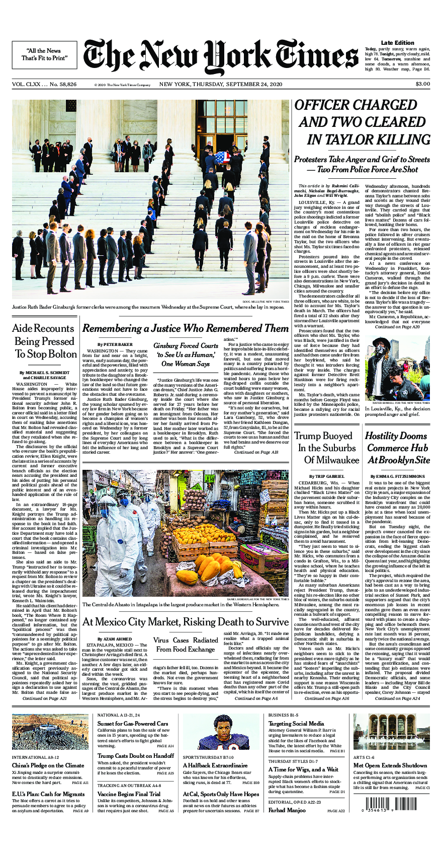 Prima-pagina-New-York-Times-del-2020-09-24