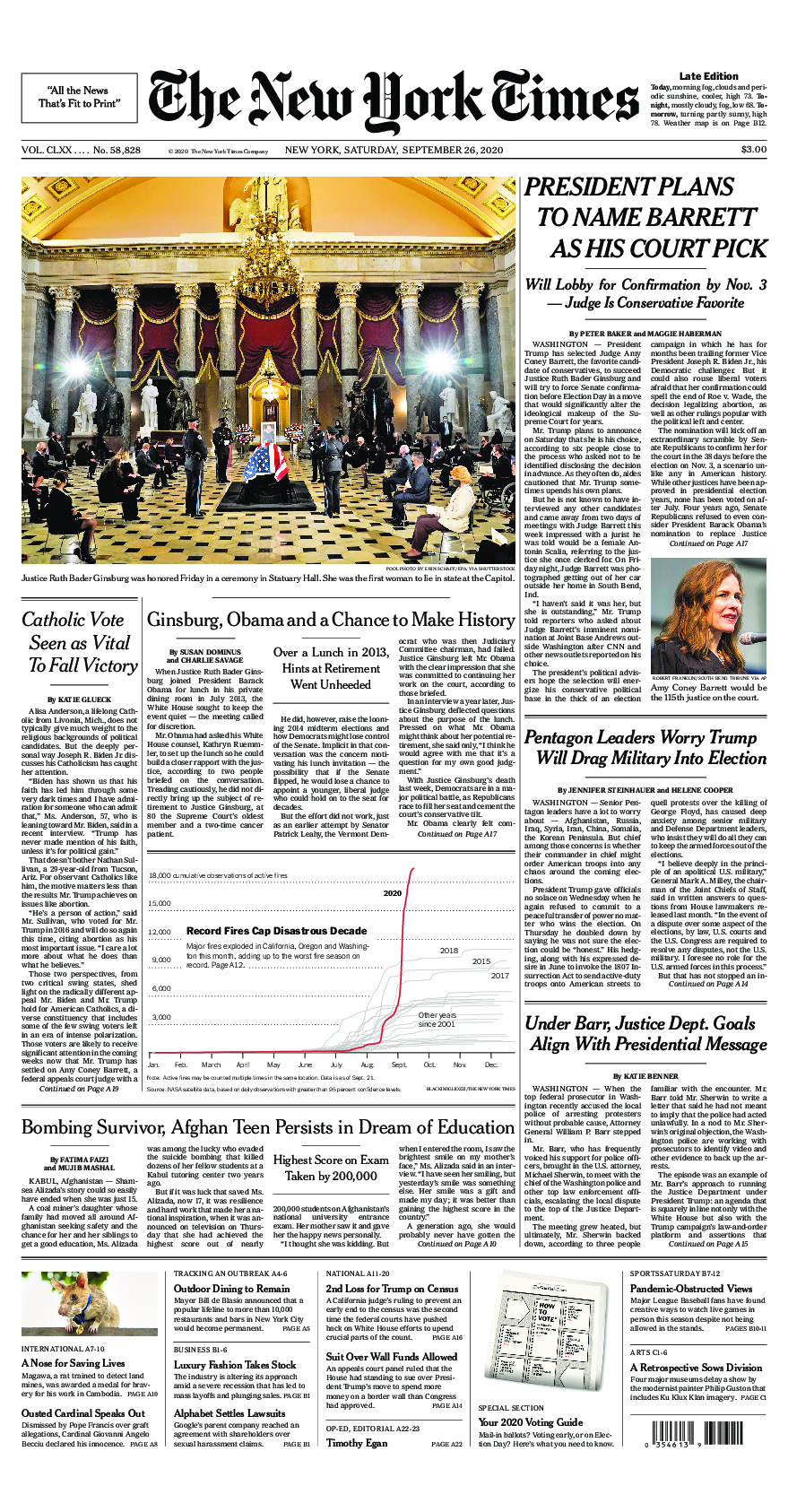 Prima-pagina-New-York-Times-del-2020-09-26