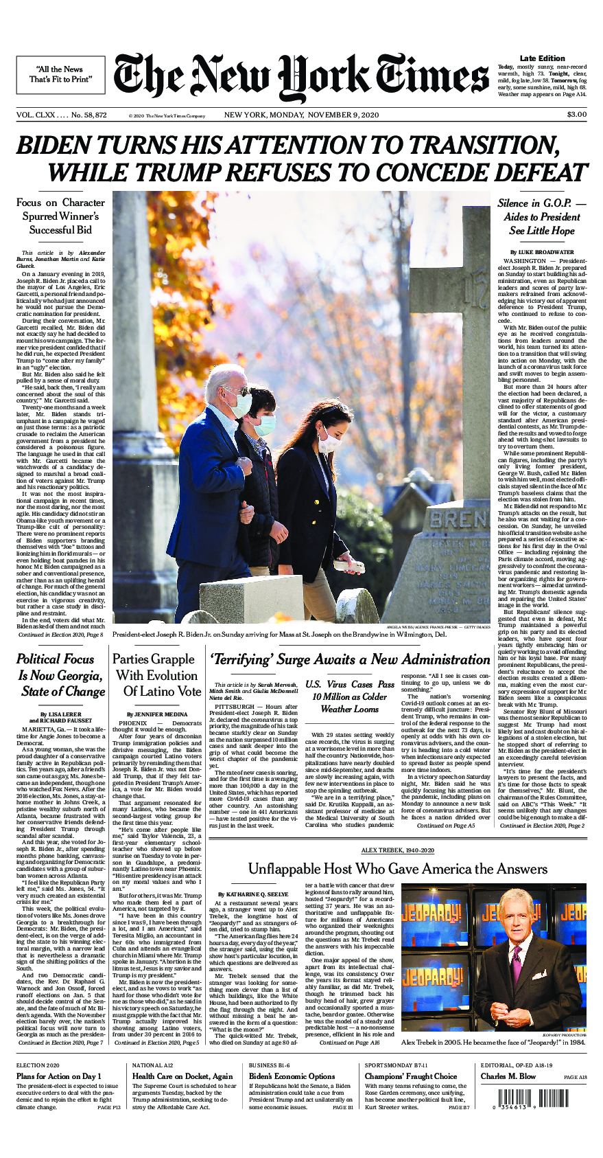 Prima-pagina-New-York-Times-del-2020-11-09