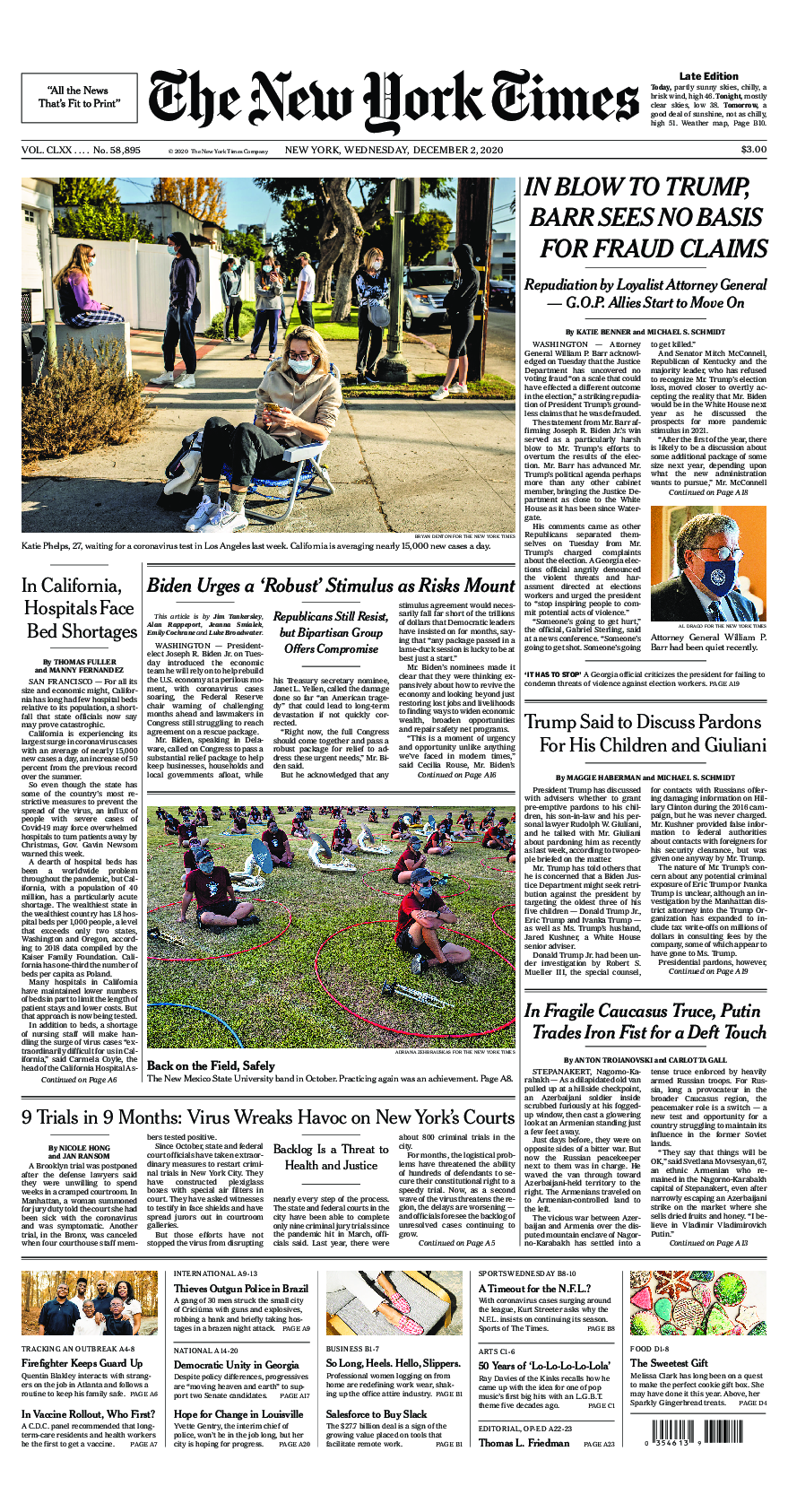 Prima-pagina-New-York-Times-del-2020-12-02