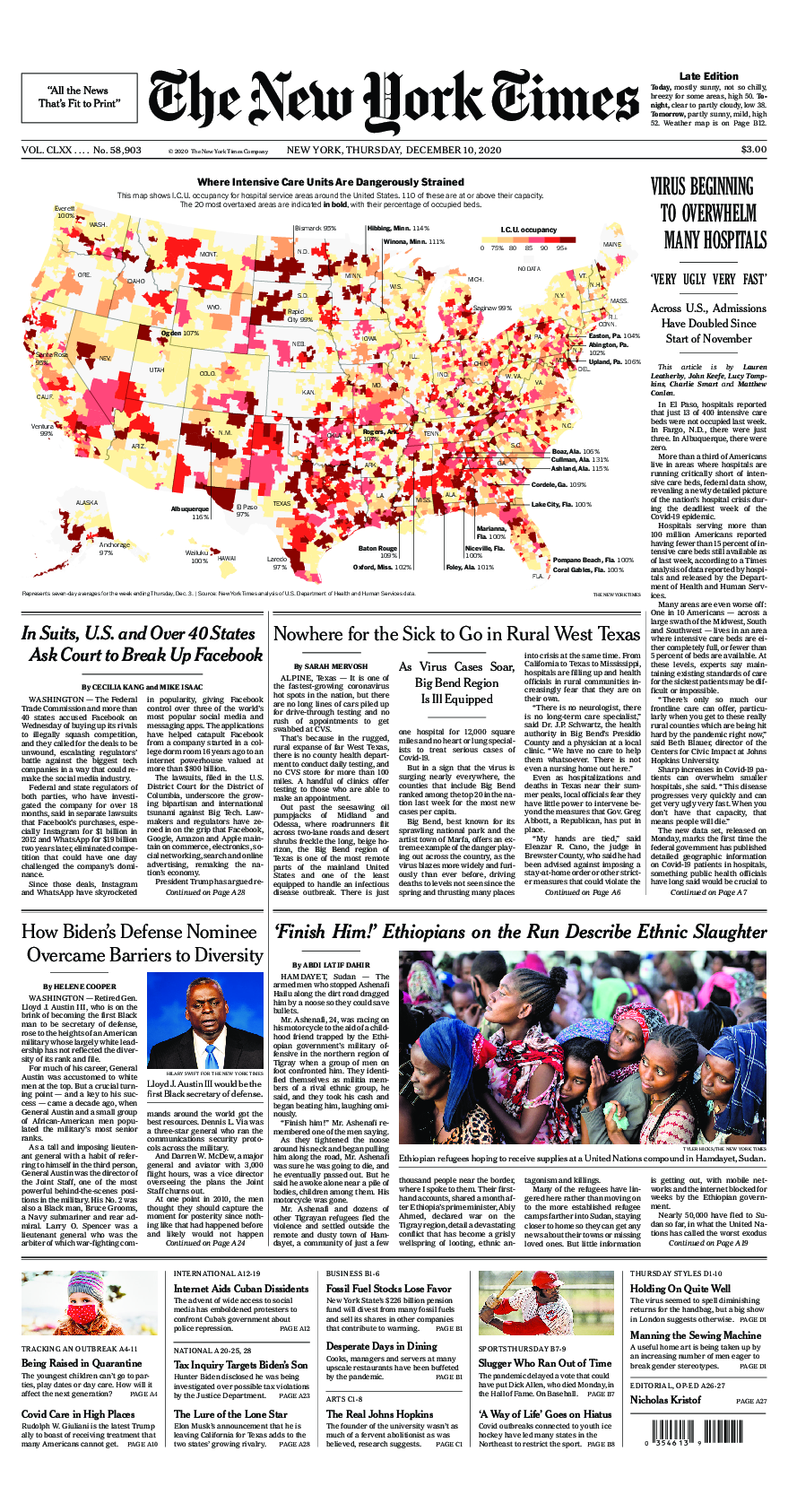 Prima-pagina-New-York-Times-del-2020-12-10