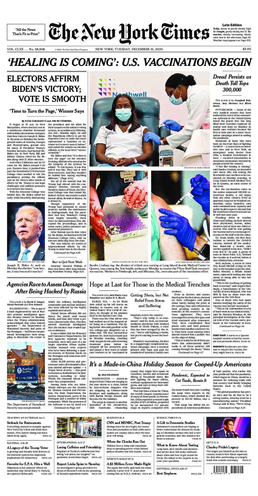 Prima-pagina-New-York-Times-del-2020-12-15