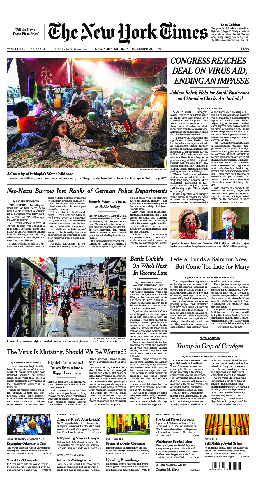 Prima-pagina-New-York-Times-del-2020-12-21