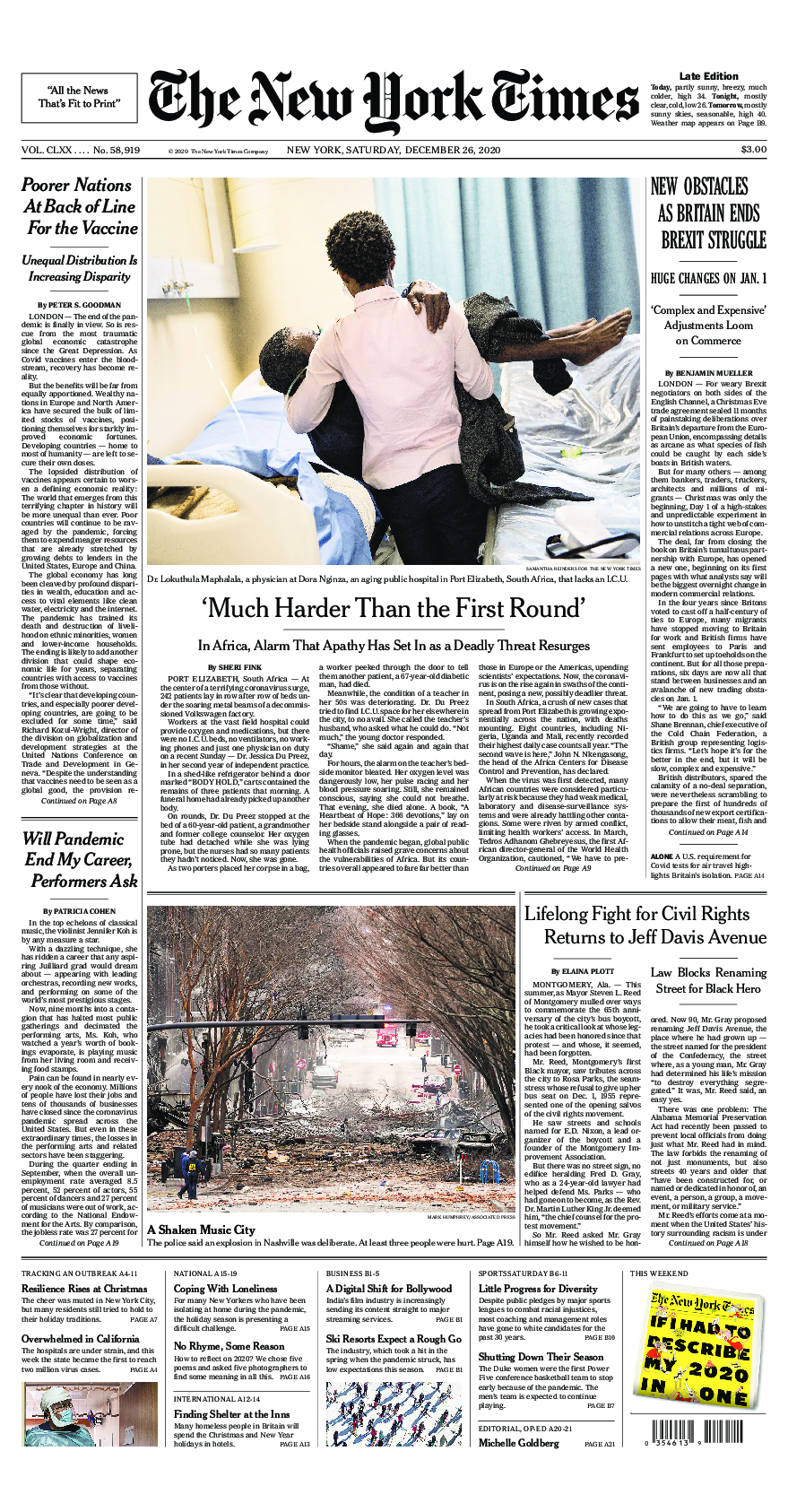 Prima-pagina-New-York-Times-del-2020-12-26