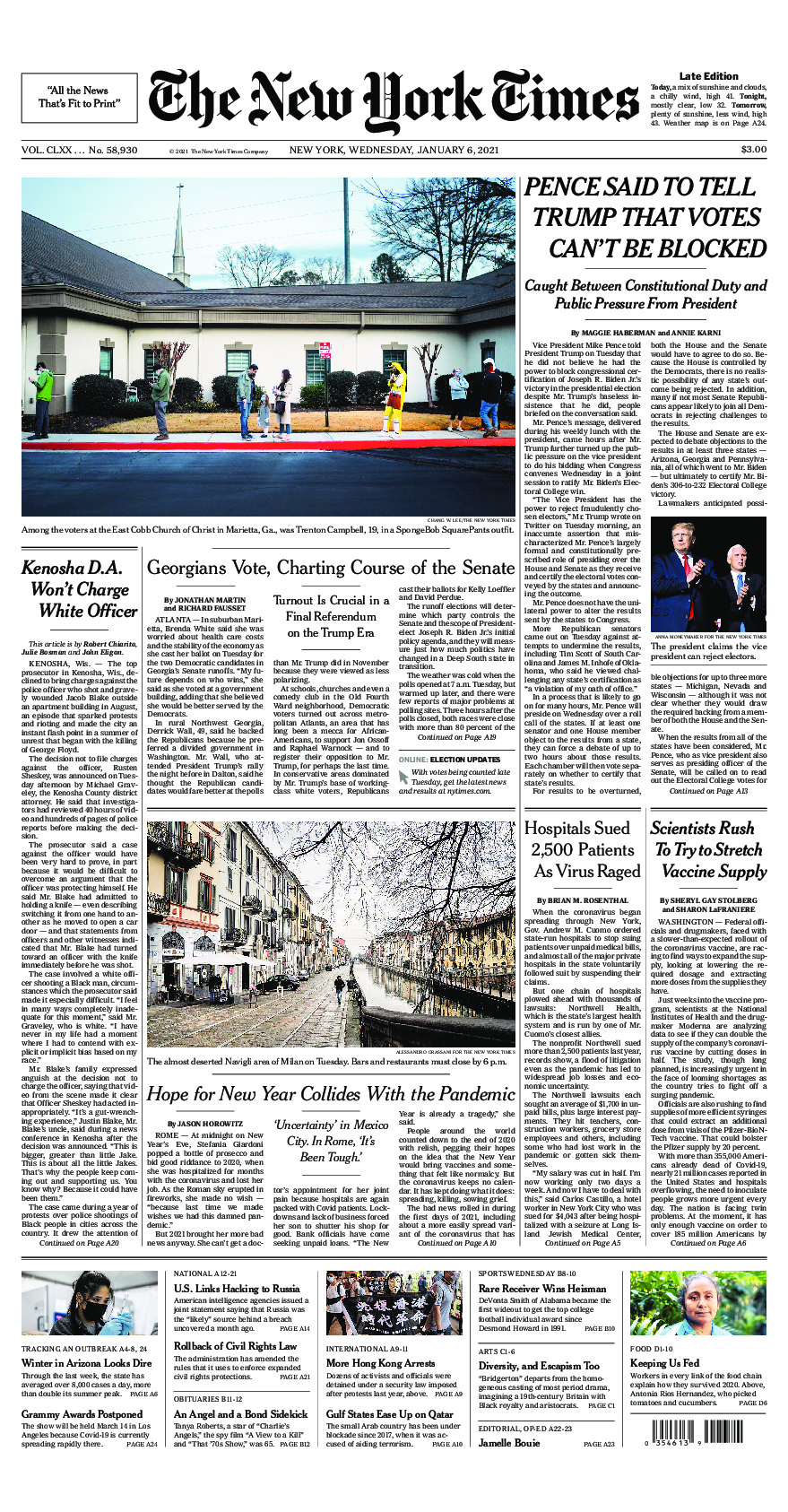 Prima-pagina-New-York-Times-del-2021-01-06