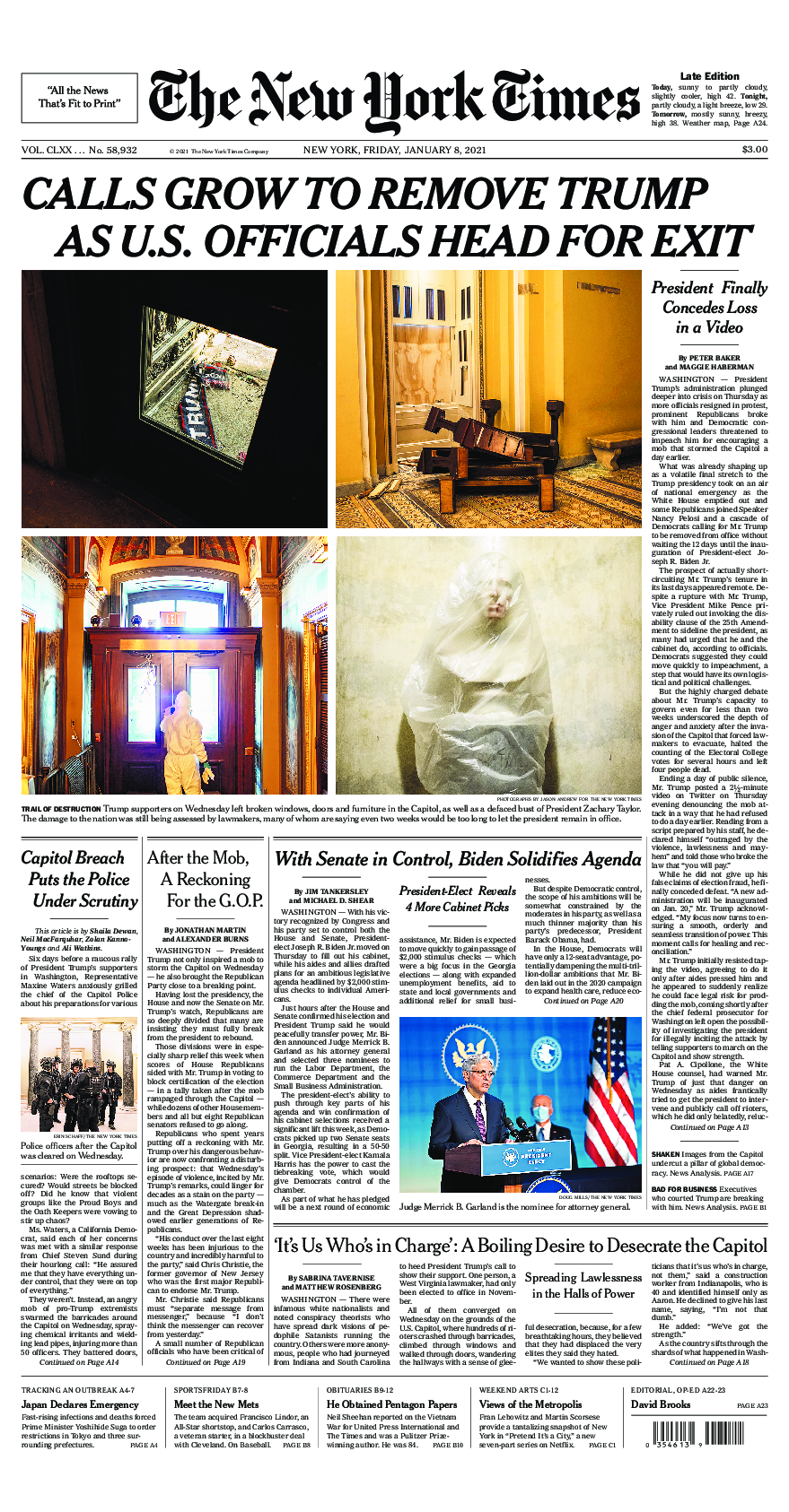 Prima-pagina-New-York-Times-del-2021-01-08