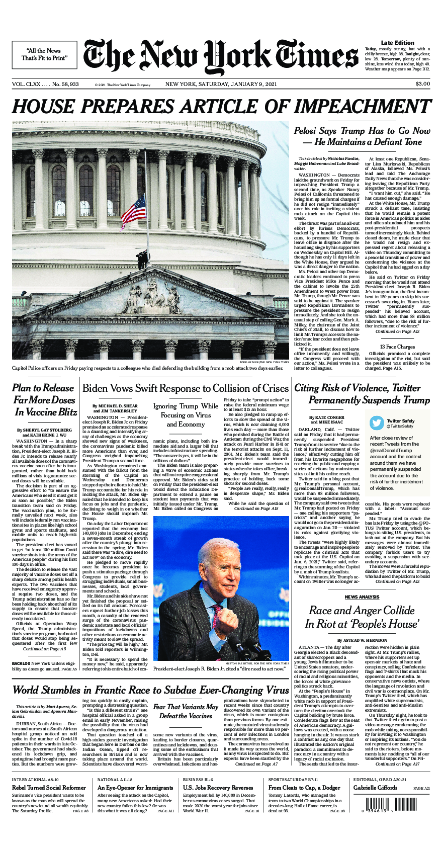 Prima-pagina-New-York-Times-del-2021-01-09