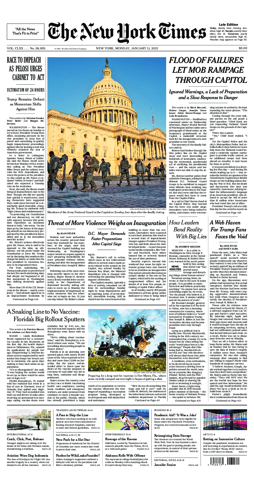 Prima-pagina-New-York-Times-del-2021-01-11