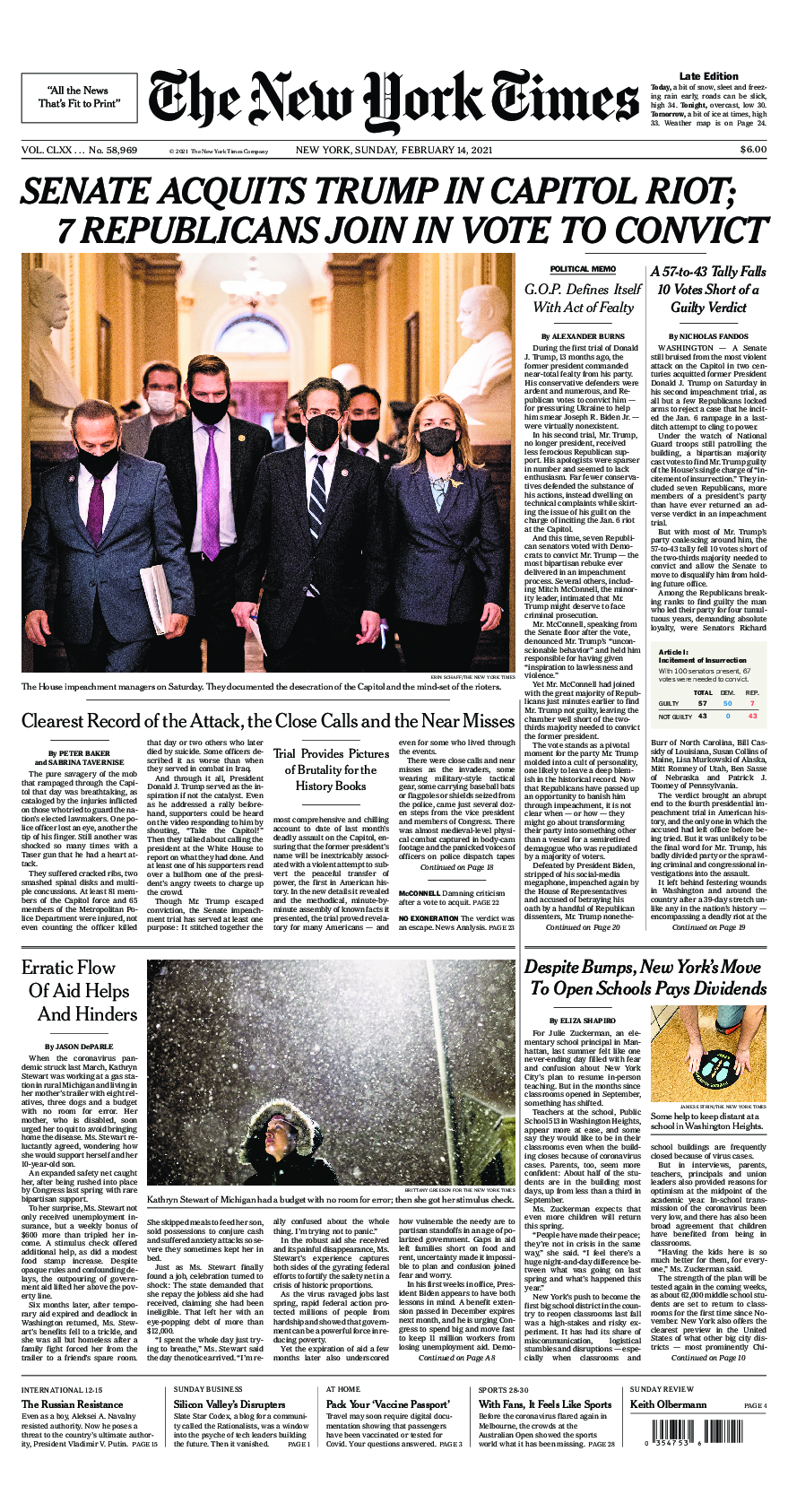 Prima-pagina-New-York-Times-del-2021-02-14