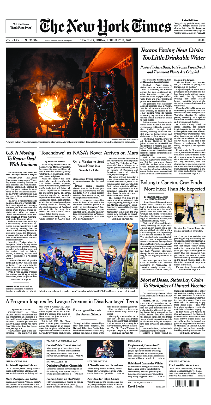 Prima-pagina-New-York-Times-del-2021-02-19