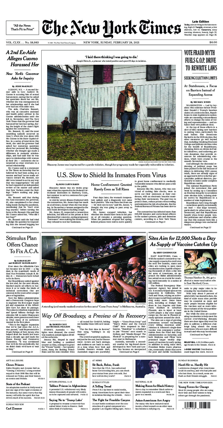 Prima-pagina-New-York-Times-del-2021-02-28