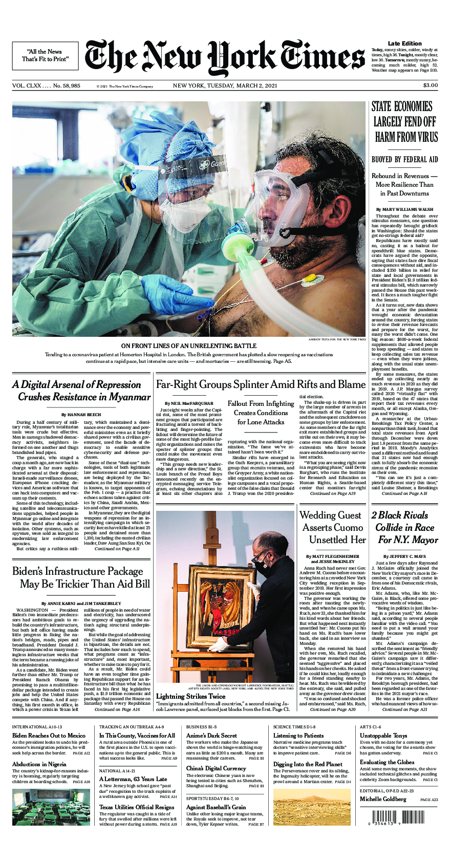 Prima-pagina-New-York-Times-del-2021-03-02