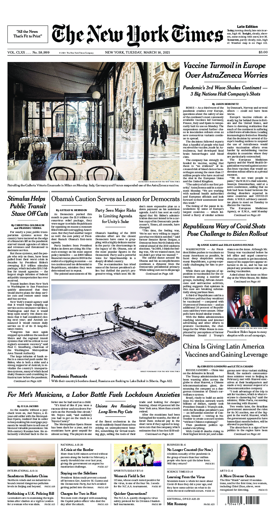 Prima-pagina-New-York-Times-del-2021-03-16