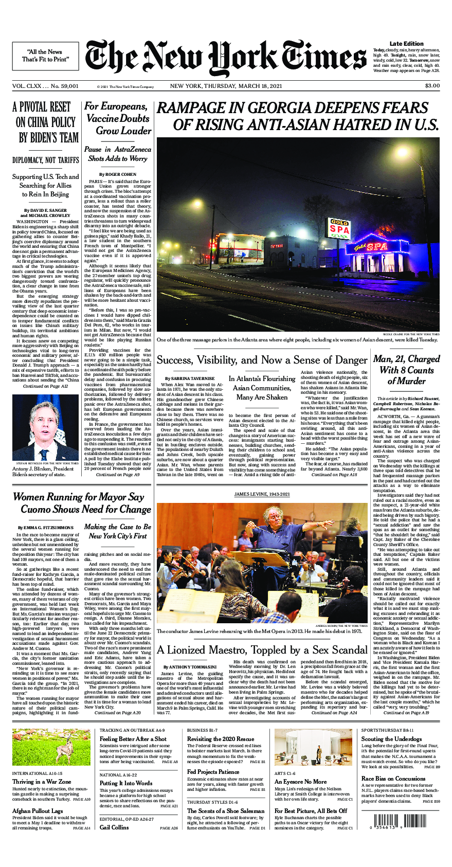 Prima-pagina-New-York-Times-del-2021-03-18