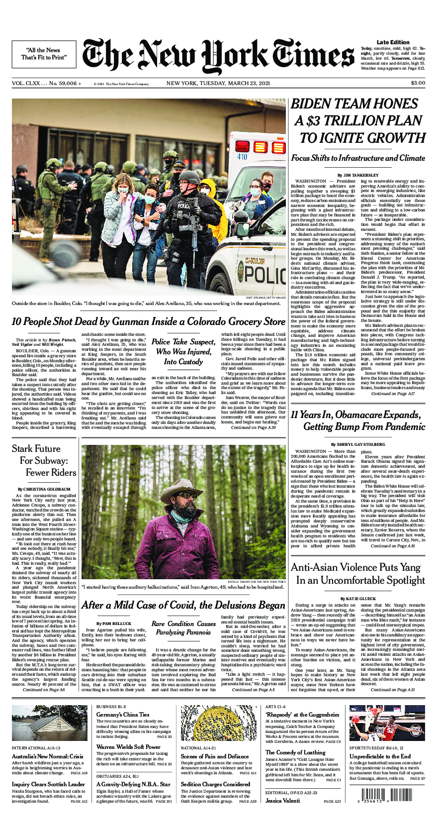 Prima-pagina-New-York-Times-del-2021-03-23