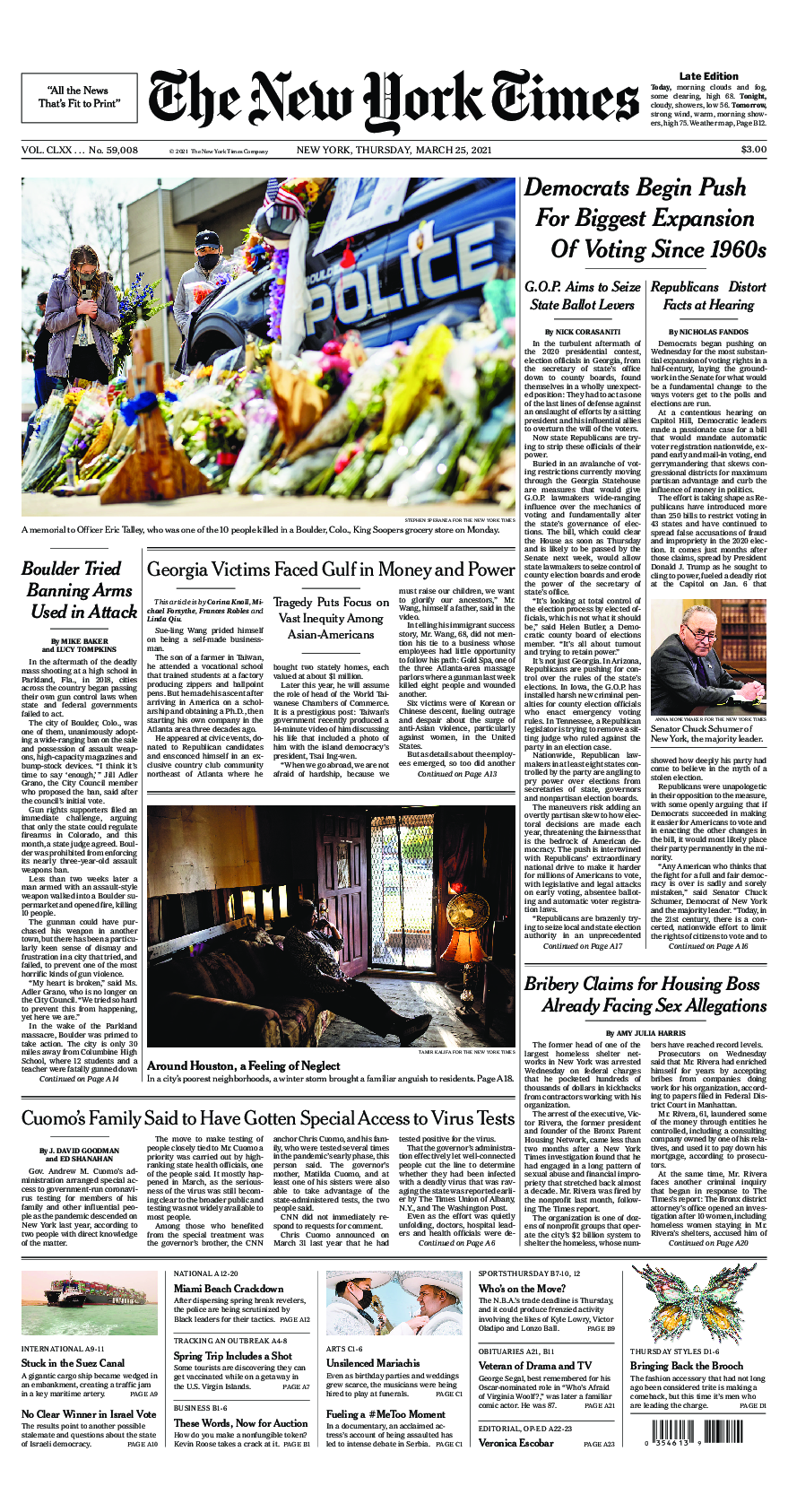 Prima-pagina-New-York-Times-del-2021-03-25