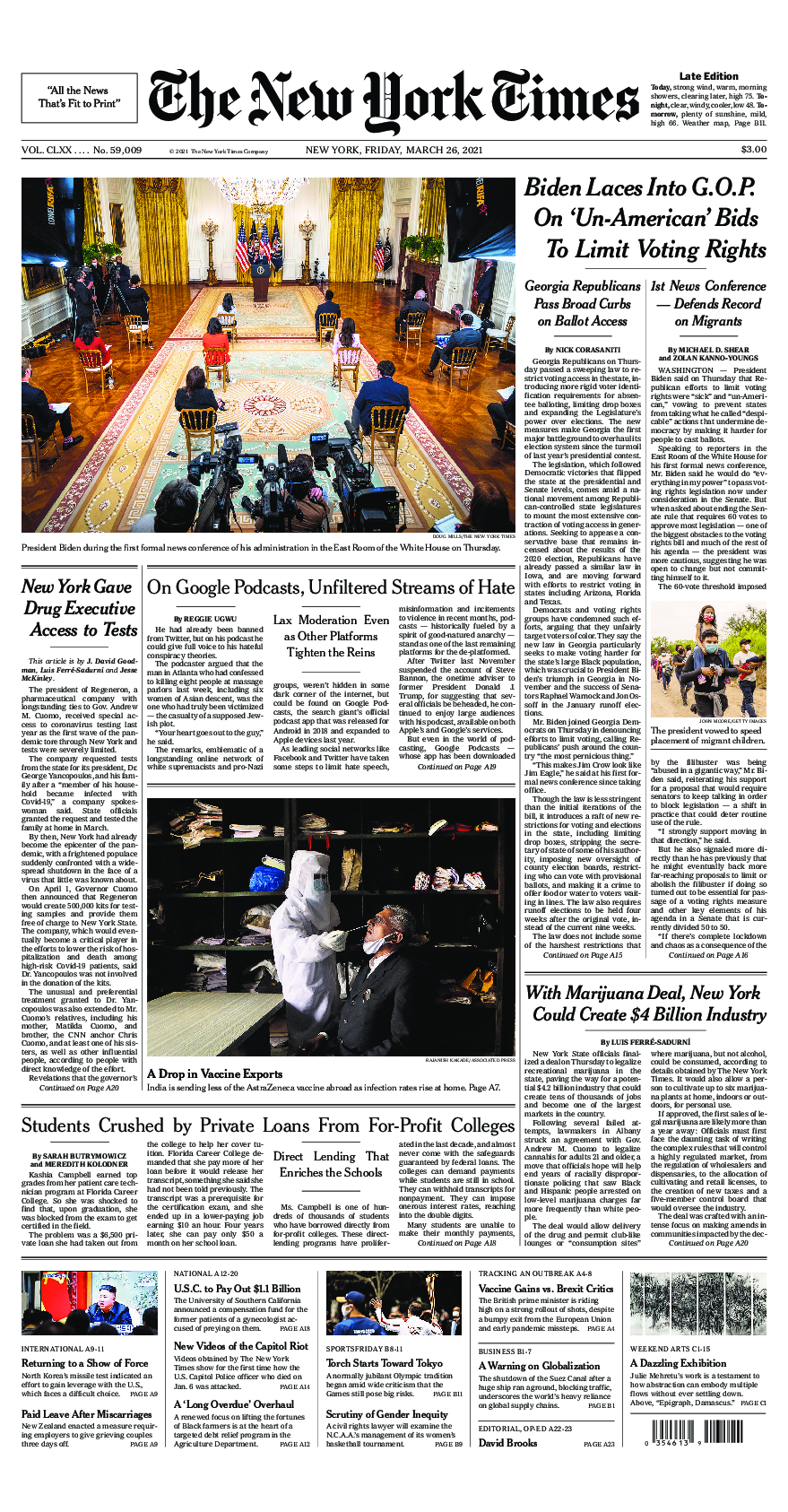 Prima-pagina-New-York-Times-del-2021-03-26