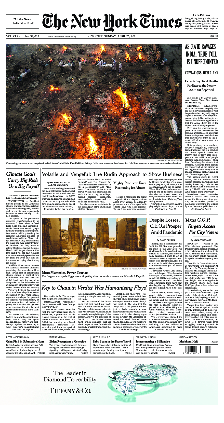 Prima-pagina-New-York-Times-del-2021-04-25